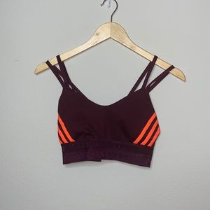 Ivy Park X Adidas maroon strap it sports bra